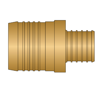 Picture of 29263NL LLC 2"X1-1/4" PEX BRS COUPLING